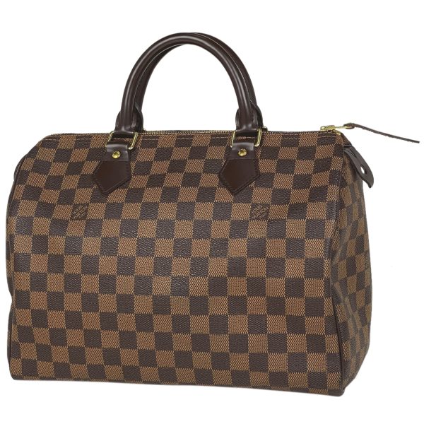 1000068218835 11 Louis Vuitton Speedy 30 Handbag Damier Brown