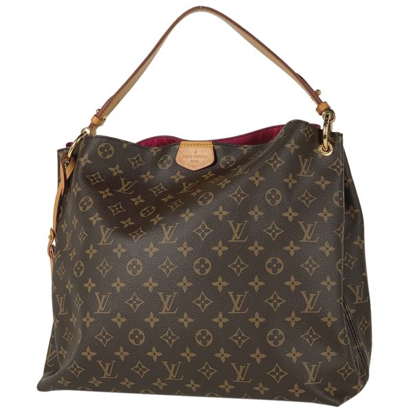 1000068220012 11 Louis Vuitton Graceful MM Shoulder Bag Monogram Brown