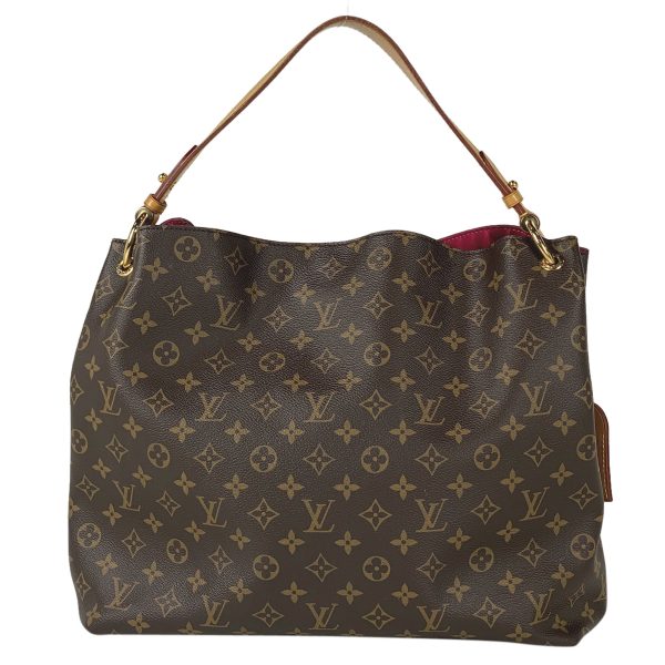 1000068220012 13 Louis Vuitton Graceful MM Shoulder Bag Monogram Brown