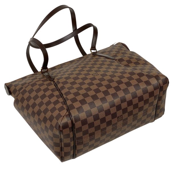 1000068220647 12 Louis Vuitton Totally MM Damier Shoulder Tote Bag Brown