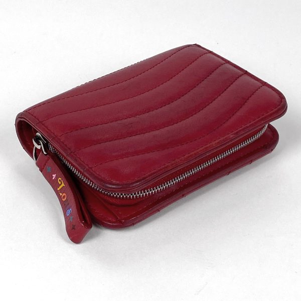 1000068231155 12 Louis Vuitton New Wave Gypto Compact Wallet Quilted Leather Red