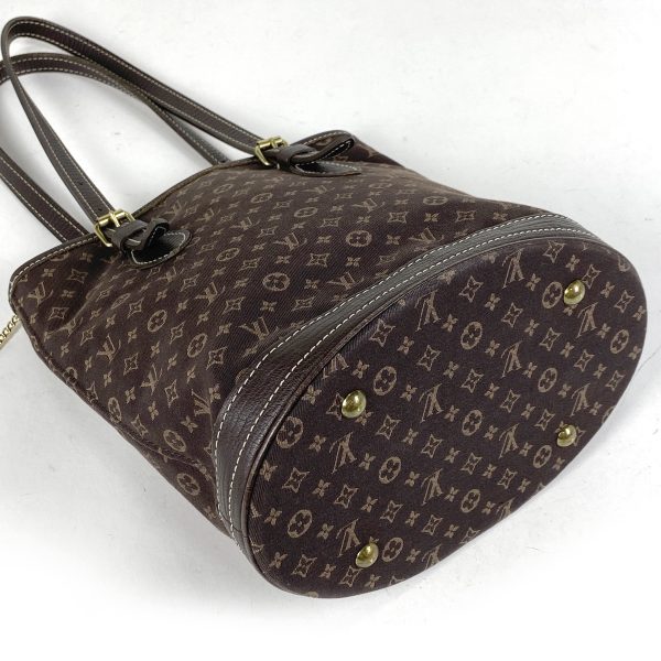 1000068235740 12 Louis Vuitton Bucket PM Monogram Minilan Ebene Brown