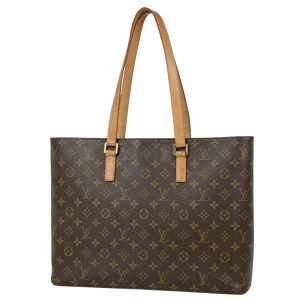 1000068272851 11 Louis Vuitton Neverfull MM Monogram Tote Shoulder Bag Brown