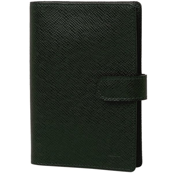 1000068284373 11 Louis Vuitton Agenda PM Notebook Cover Taiga Green