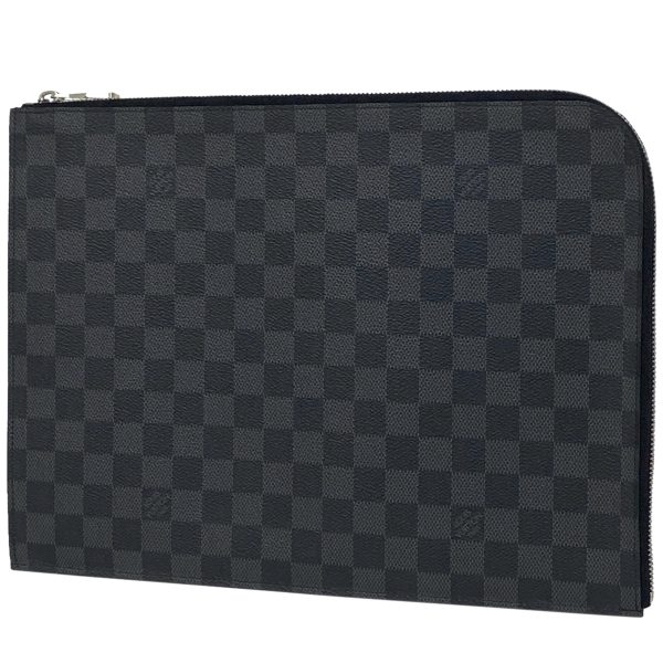 1000068334603 11 Louis Vuitton Pochette Jules GM Damier Graphite Noir Black