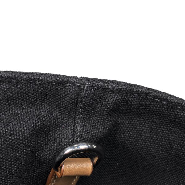 1000068353185 16 Prada Canapa 2WAY Canvas Shoulder Bag Black