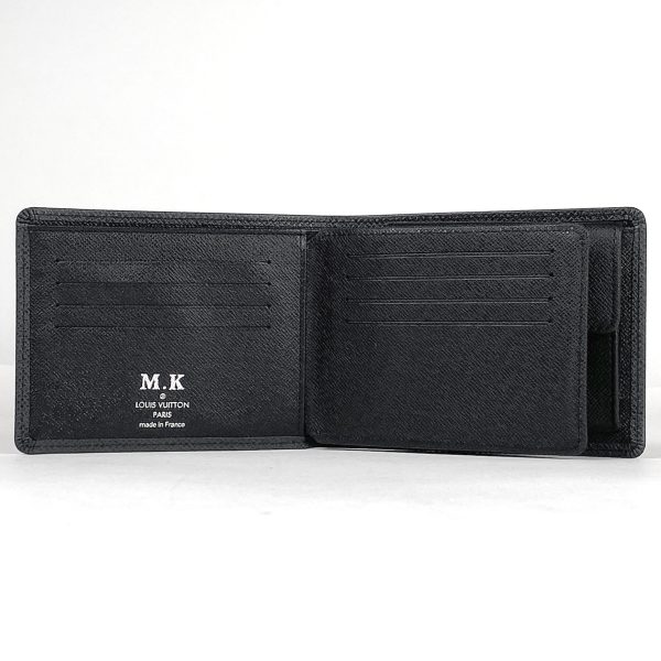 1000068403781 17 Louis Vuitton Portefeuille Florin Bifold Wallet Taiga Black