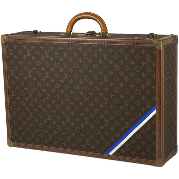 1000068404009 11 Louis Vuitton Visten 65 Travel Case Trunk Monogram Brown