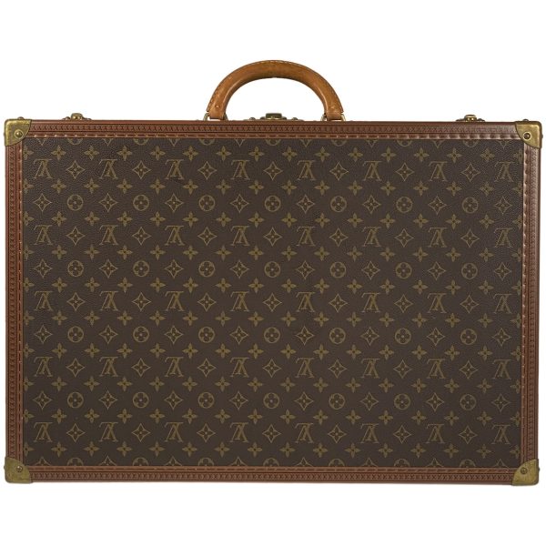 1000068404009 13 Louis Vuitton Visten 65 Travel Case Trunk Monogram Brown