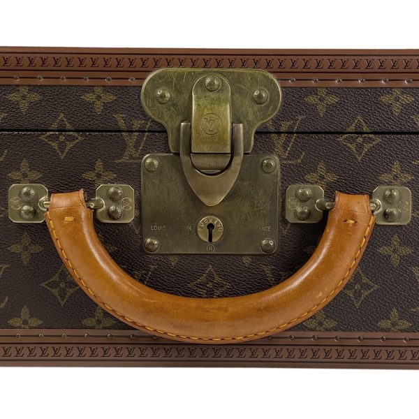 1000068404009 23 Louis Vuitton Visten 65 Travel Case Trunk Monogram Brown