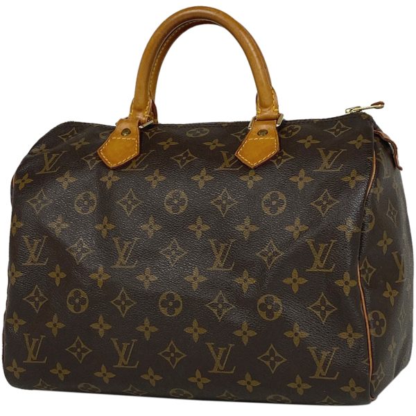 1000068404634 11 Louis Vuitton Speedy 30 Boston Bag Monogram Brown