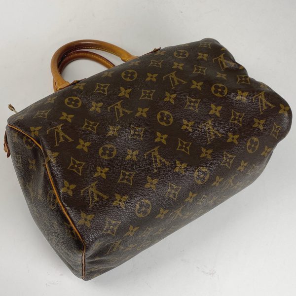 1000068404634 12 Louis Vuitton Speedy 30 Boston Bag Monogram Brown