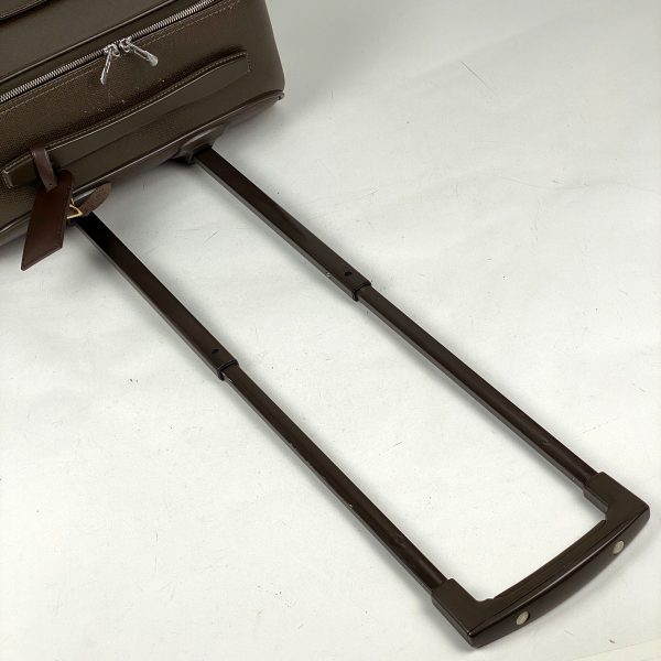 1000068406232 17 Louis Vuitton Pegus 45 Carry Case Travel Bag Taiga Brown