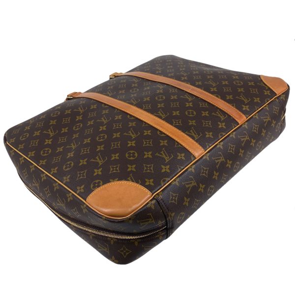 1000068409387 12 Louis Vuitton Sirius 55 Business Travel Bag Monogram Brown