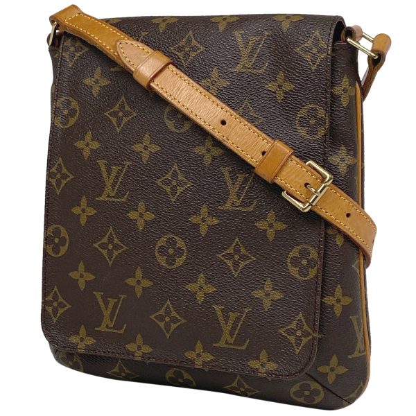 1000068409585 11 Louis Vuitton Musette Salsa Short Shoulder Bag Monogram Brown