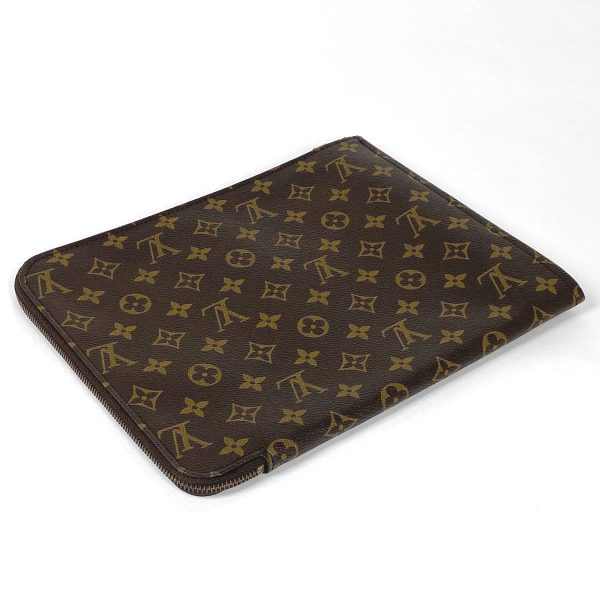 1000068415036 12 Louis Vuitton Posh Document Briefcase Monogram Brown