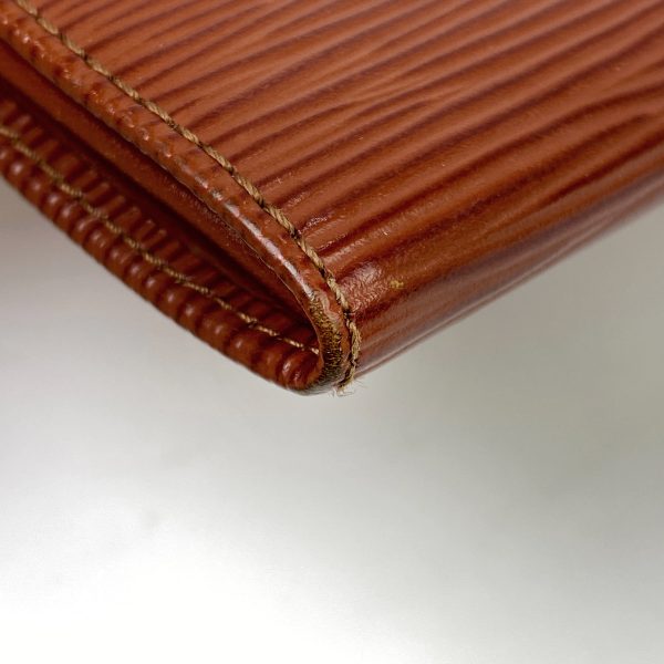 1000068445156 12 Louis Vuitton Pochette Porte Monet Bifold Wallet Epi Kenya Brown