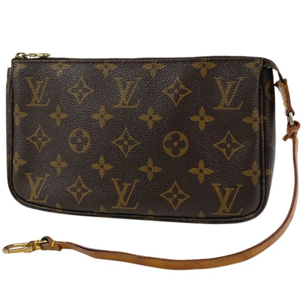 1000068459627 11 Louis Vuitton Pochette Accessoire Makeup Pouch Monogram Brown