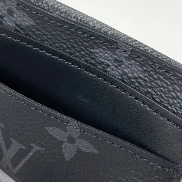 1000068471018 14 Louis Vuitton Porto Cult Double Card Holder Monogram Eclipse Black