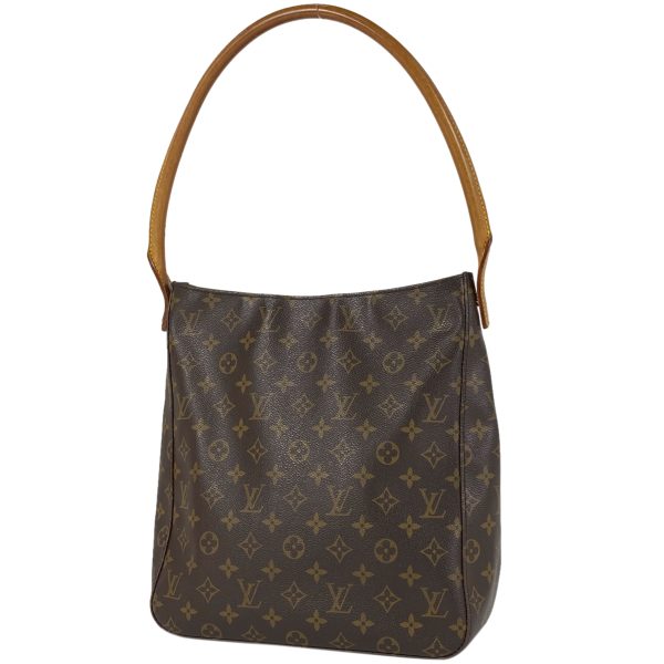 1000068471797 11 Louis Vuitton Looping GM Shoulder Bag Monogram Brown