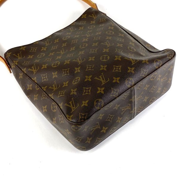 1000068471797 12 Louis Vuitton Looping GM Shoulder Bag Monogram Brown