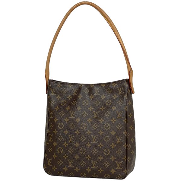 1000068473180 11 Louis Vuitton Looping GM Shoulder Bag Monogram Brown