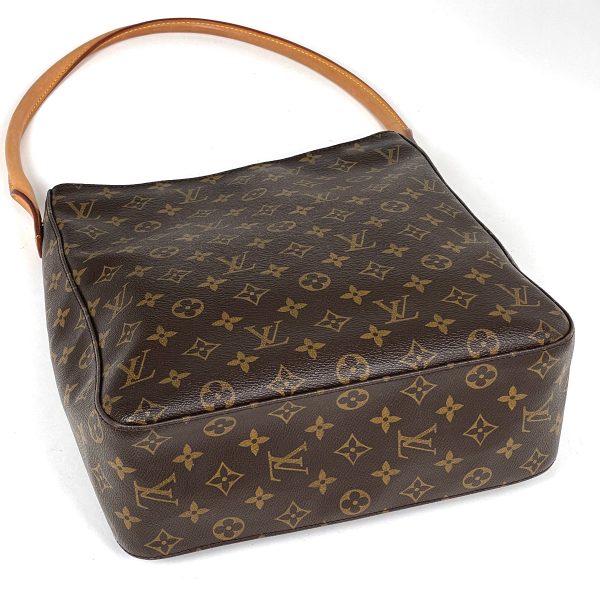 1000068473180 12 Louis Vuitton Looping GM Shoulder Bag Monogram Brown