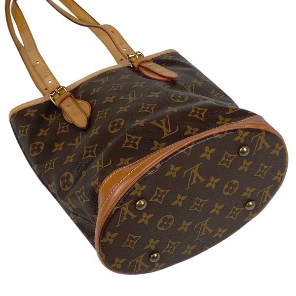 1000068607776 12 Louis Vuitton Petit Bucket PM Shoulder Bag Monogram Brown