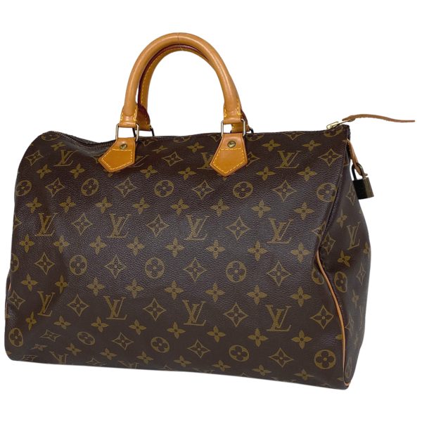 1000068609350 11 Louis Vuitton Speedy 35 Monogram Brown