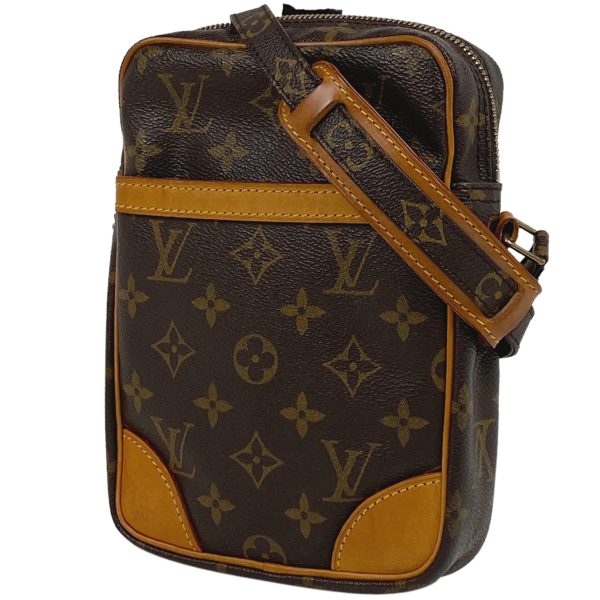 1000068710216 11 Louis Vuitton Danube Crossbody Shoulder Bag Monogram Brown