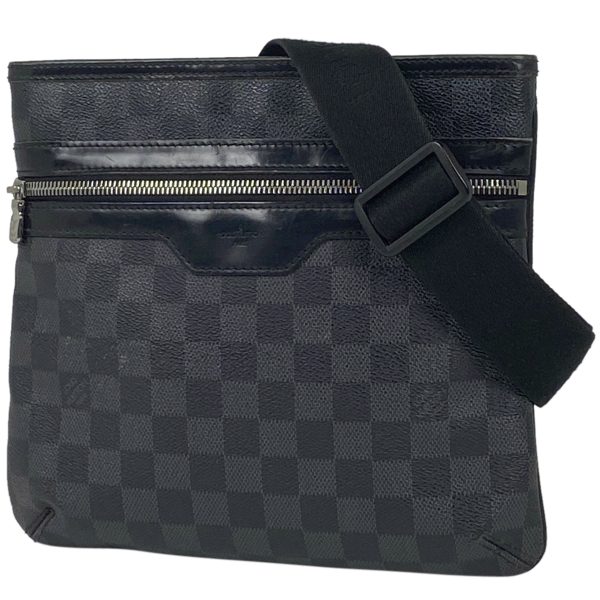 1000068725371 11 Louis Vuitton Thomas Crossbody Bag Damier Graphite Black