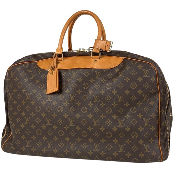 1000068725791 11 Louis Vuitton Alize Trois Poche 2WAY Travel Bag Monogram Brown