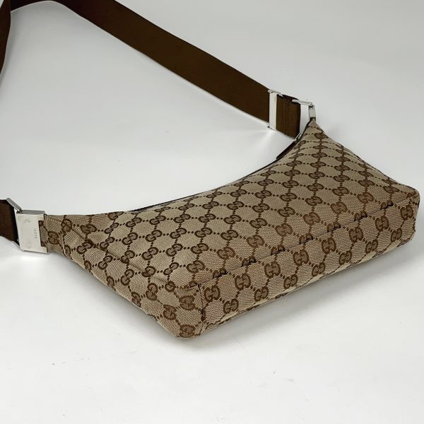 1000068741432 12 Gucci GG Pattern Shoulder Bag Logo GG Canvas Brown