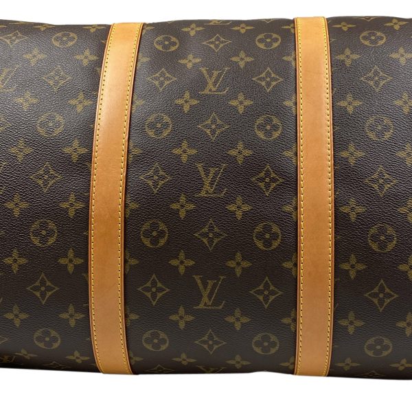 1000068822162 12 Louis Vuitton Keepall Bandouliere 60 Boston Bag Monogram Brown