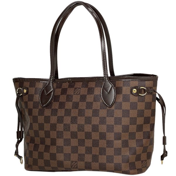 1000068822179 11 Louis Vuitton Neverfull PM Tote Bag Damier Brown