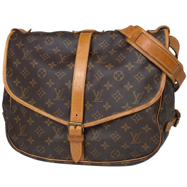 1000068827303 11 Louis Vuitton Saumur 35 Crossbody Shoulder Bag Monogram Brown