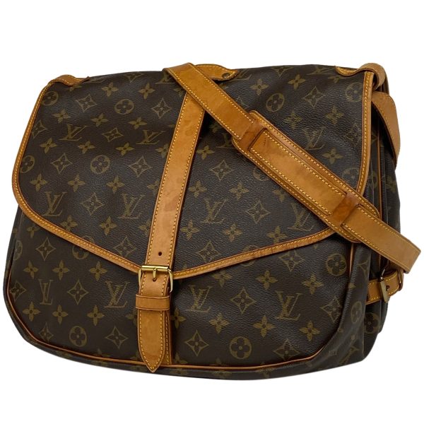 1000068845970 11 Louis Vuitton Saumur 35 Crossbody Shoulder Bag Monogram Brown