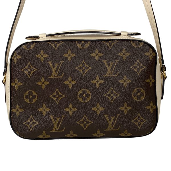 1000068855771 13 Louis Vuitton Saintonge Shoulder Bag Monogram Brown Creme