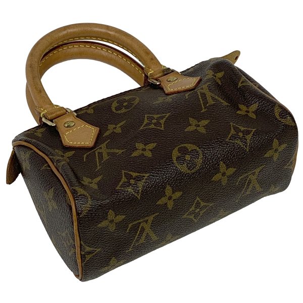 1000068950582 12 Louis Vuitton Mini Speedy 2WAY Shoulder Bag Monogram Brown