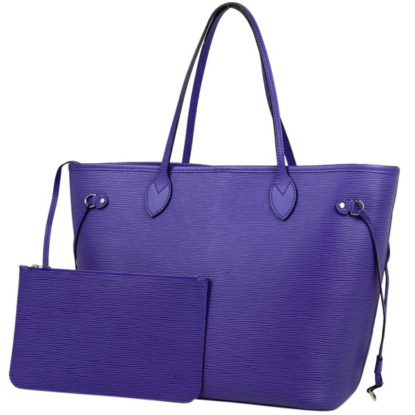 1000069032850 11 Louis Vuitton Neverfull MM Epi Tote Bag Purple