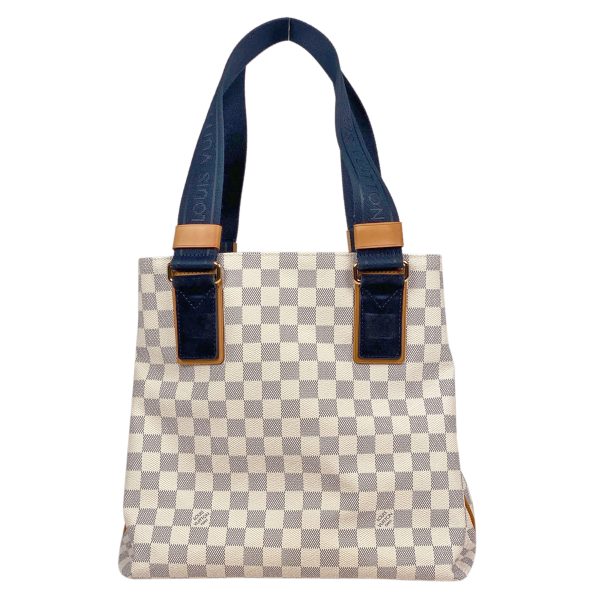 1000069038692 13 Louis Vuitton Soleil Hippo PM Shoulder Bag Damier Azur White