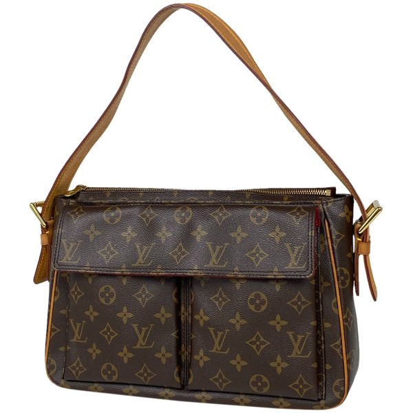 1000069041067 11 Louis Vuitton Viva Cité GM Monogram Shoulder Bag Brown