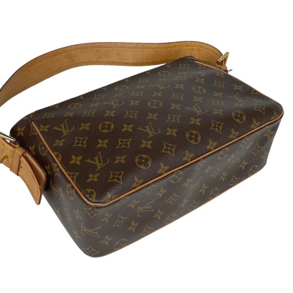 1000069041067 12 Louis Vuitton Viva Cité GM Monogram Shoulder Bag Brown