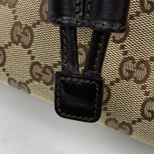 1000069041937 13 Gucci GG Pattern Rucksack Backpack Beige Brown