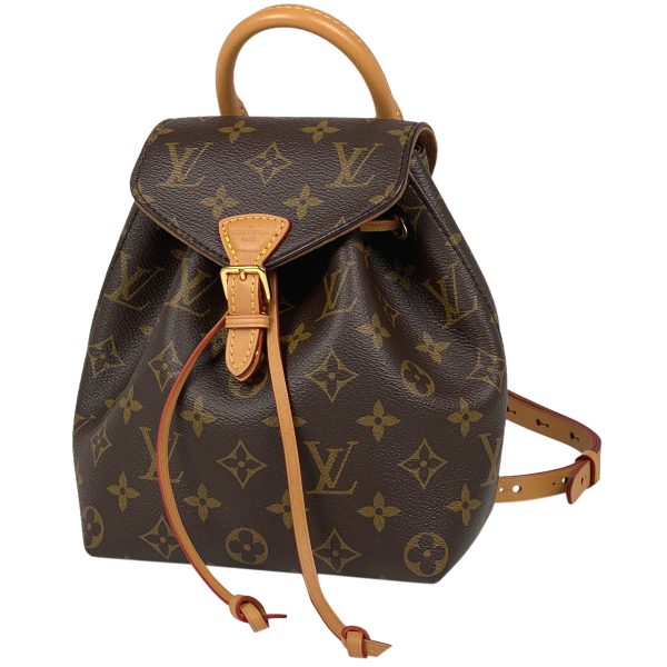 1000069059185 11 Louis Vuitton Montsouris NM BB Monogram Backpack Rucksack Brown