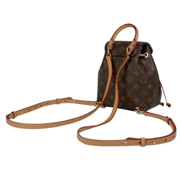 1000069059185 12 Louis Vuitton Montsouris NM BB Monogram Backpack Rucksack Brown