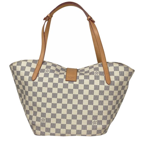 1000069059819 13 Louis Vuitton Sarina PM Shoulder Bag Damier Azur White