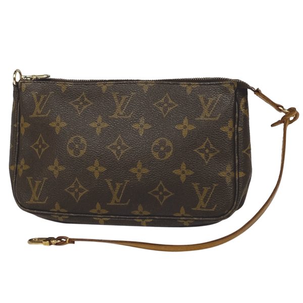 1000069077219 11 Louis Vuitton Pochette Accessories Makeup Cosmetic Accessory Pouch Monogram Brown