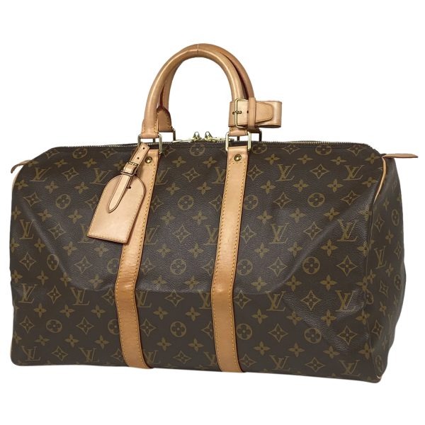 1000069112262 11 Louis Vuitton Keepall 45 Handbag Travel Business Boston Bag Monogram Brown