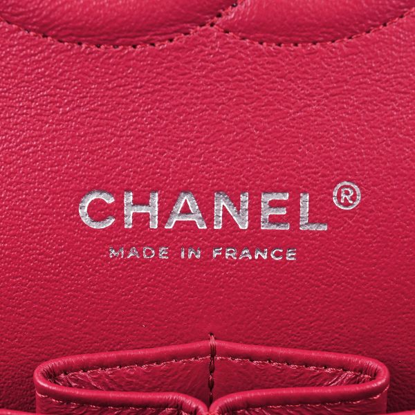 1000069120885 10 Chanel Matelasse Flap Chain Shoulder Bag Caviar Skin Red